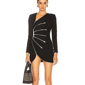 Only worn once! ALEXANDER WANG SUNBURST ZIPPER DRESS sz 2